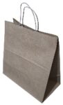 PAPER BAG TWISTED HANDLE 28X28X15 BROWN PLAIN UNPRINT 1X250 PCS