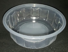 Plastic Bowl 250gm - PP Clear (1x1000pcs)